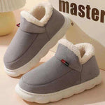  Men's Fashion Style Store A-Gray / CHINA / 40-41(fit39-40) Kidmi Men Plush Fur Slippers Winter Warm Outdoor Fluffy Soft Cotton Men Boots Indoor Home Fashion Fur Cozy Furry Men Flat Shoes