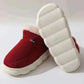 Kidmi Men Plush Fur Slippers Winter Warm Outdoor Fluffy Soft Cotton Men Boots Indoor Home Fashion Fur Cozy Furry Men Flat Shoes.