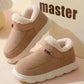  Men's Fashion Style Store A-Khaki / CHINA / 44-45(fit42-43) Kidmi Men Plush Fur Slippers Winter Warm Outdoor Fluffy Soft Cotton Men Boots Indoor Home Fashion Fur Cozy Furry Men Flat Shoes