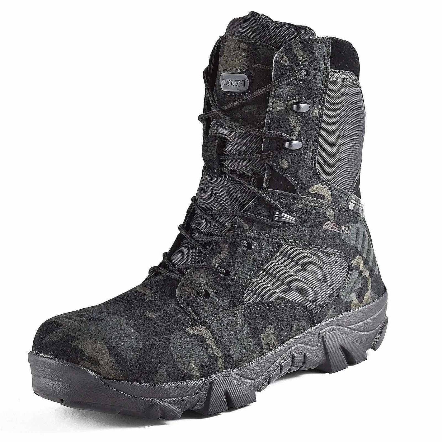 LEATHER TACTICAL BOOTS.