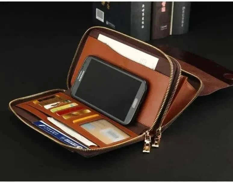 MensFashionStyleStore LUXURY GENUINE LEATHER MEN CLUTCH