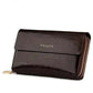 MensFashionStyleStore Brown LUXURY GENUINE LEATHER MEN CLUTCH