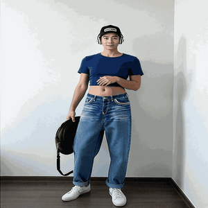 denim jeans for men Solid Pockets Stretch Denim.