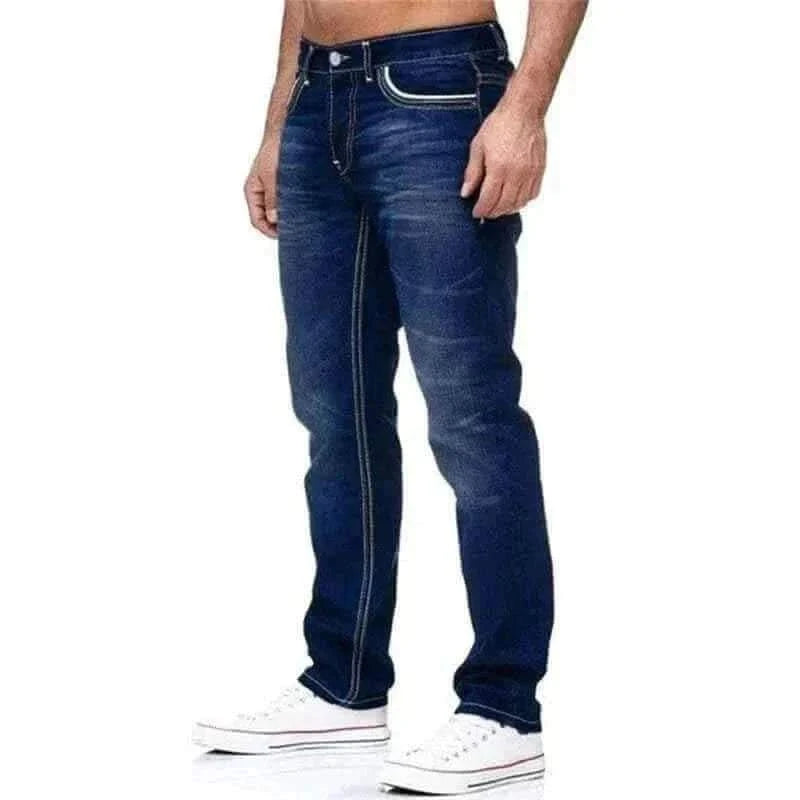 denim jeans for men Solid Pockets Stretch Denim.