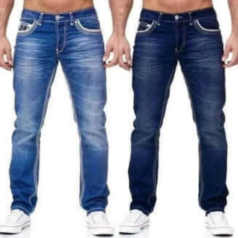 denim jeans for men Solid Pockets Stretch Denim.