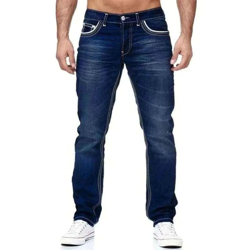 denim jeans for men Solid Pockets Stretch Denim.