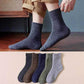 Men Thick Thermal Wool Socks Man Winter Warm Merino Wool Rabbit Solid High Quality Socks Male Cotton Casual Super Thicker Sock.