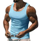  Men's Fashion Style Store Light Blue / S Men Top