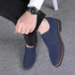  men loafers- Luxury Brand Moccasins Blue Loafers