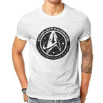 Man Wearing Star Trek Discovery T-Shirt , mens t shirt uk