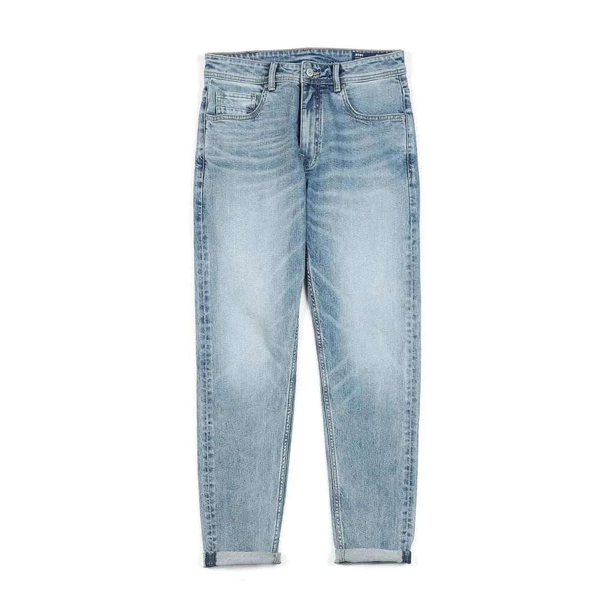 MensFashionStyleStore light blue / 29 Mens Black Distressed Jeans Slim Fit