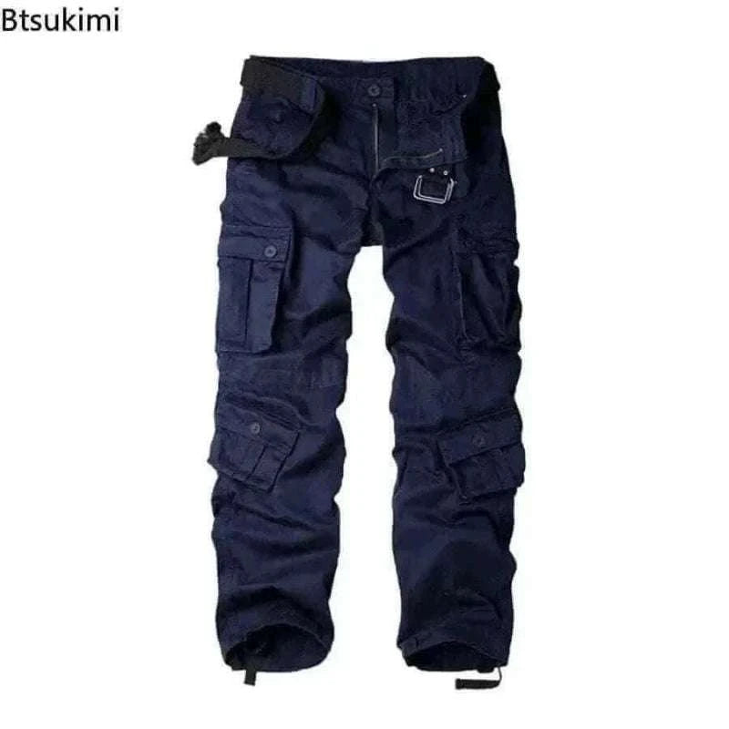 Men's Cotton Cargo Pants.