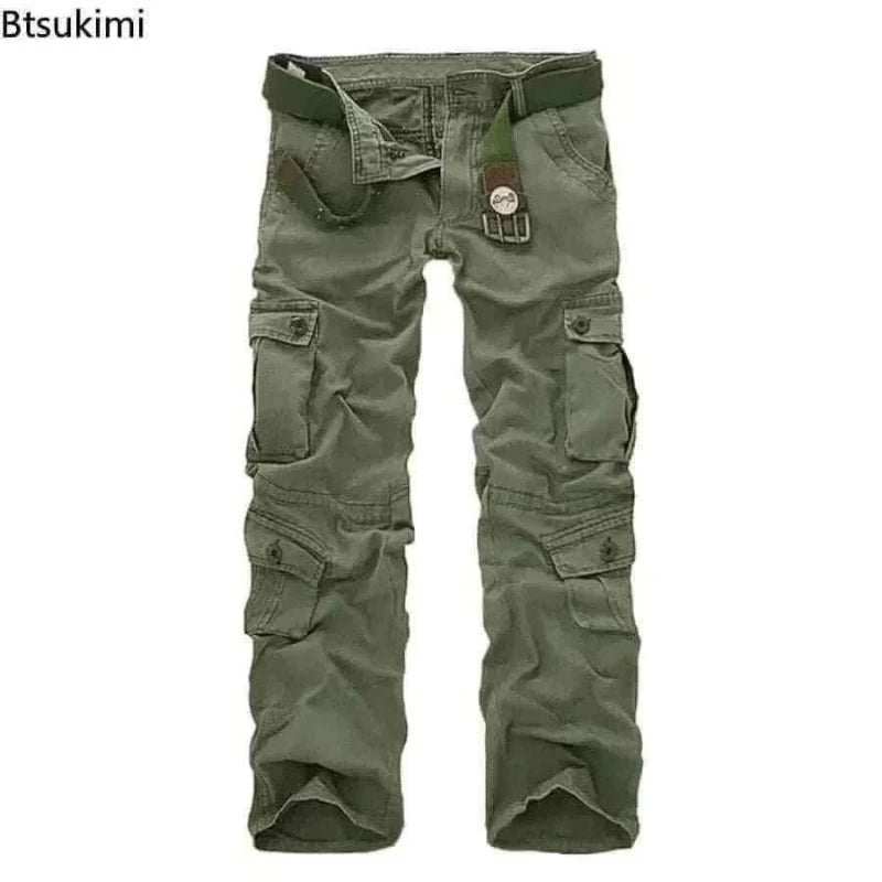 Men's Cotton Cargo Pants.