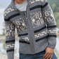 Sweaters-Men's Lapel Cardigan.