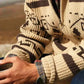 Sweaters-Men's Lapel Cardigan.