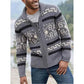 Sweaters-Men's Lapel Cardigan.