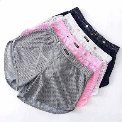 Men's Underwear Mesh Loose Arrow Pants Breathable Athletic Shorts Men's Pants Pantyhose Boxer Shorts.