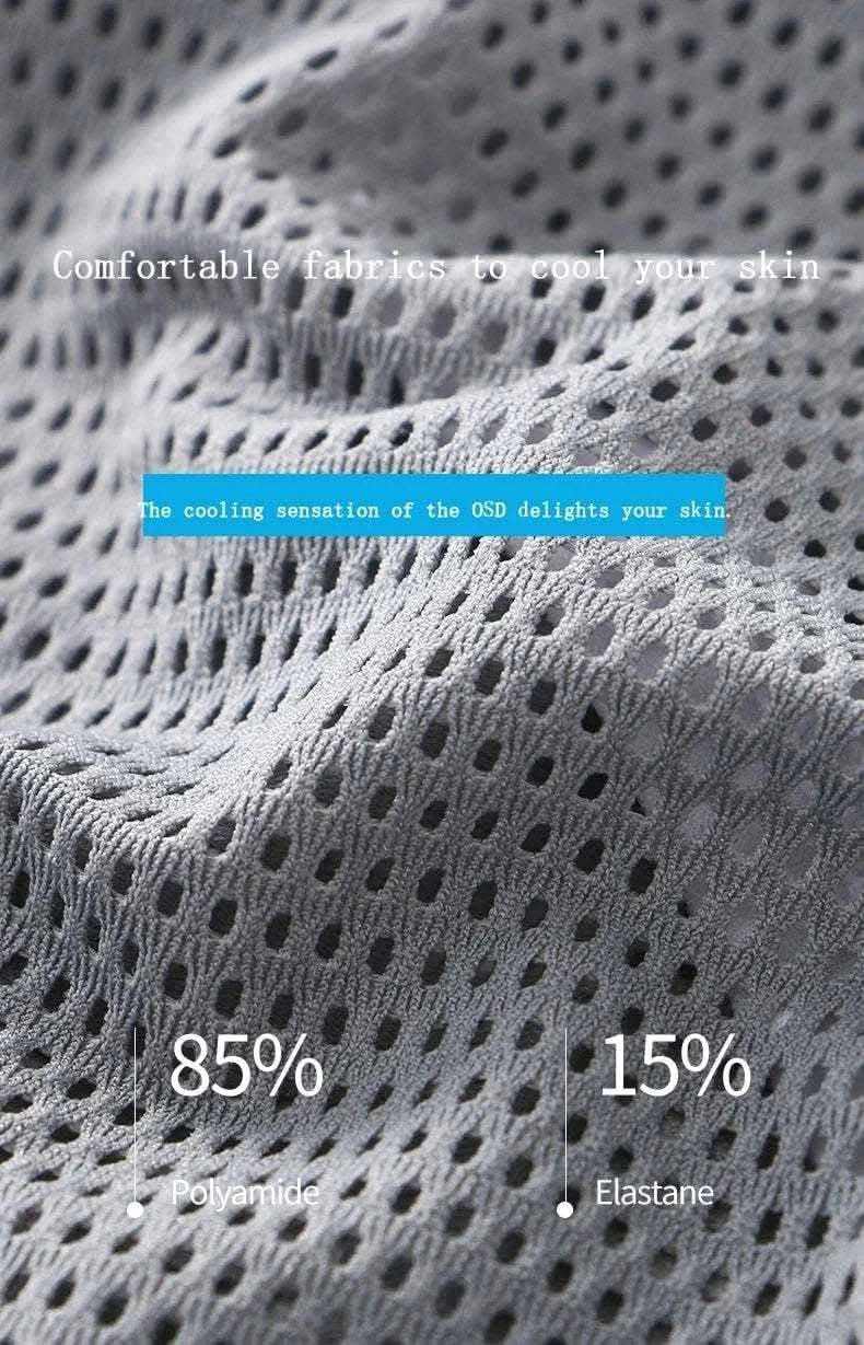 Men's Underwear Mesh Loose Arrow Pants Breathable Athletic Shorts Men's Pants Pantyhose Boxer Shorts.