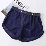 Men's Underwear Mesh Loose Arrow Pants Breathable Athletic Shorts Men's Pants Pantyhose Boxer Shorts.