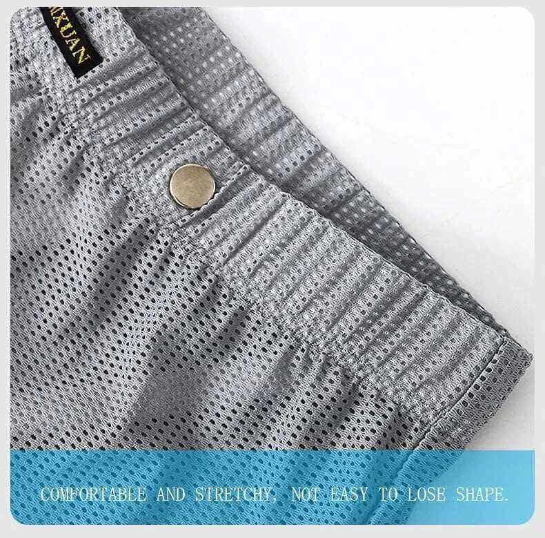  Men's Fashion Style Store Men's Underwear Mesh Loose Arrow Pants Breathable Athletic Shorts Men's Pants Pantyhose Boxer Shorts