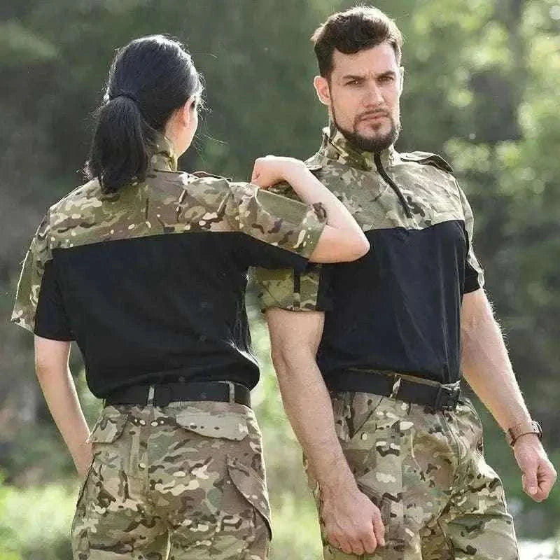 MILITARY POLO T-SHIRT.