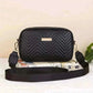 womens handbag-Minimalist Mini Fashionable Quilted Crossbody Bag Wallet, Trendy PU Shoulder Bag, WOMEN'S Casual Handbag and Mobile Phone Wallet.