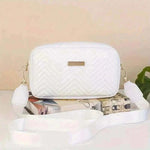 womens handbag-Minimalist Mini Fashionable Quilted Crossbody Bag Wallet, Trendy PU Shoulder Bag, WOMEN'S Casual Handbag and Mobile Phone Wallet.