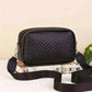 womens handbag-Minimalist Mini Fashionable Quilted Crossbody Bag Wallet, Trendy PU Shoulder Bag, WOMEN'S Casual Handbag and Mobile Phone Wallet.