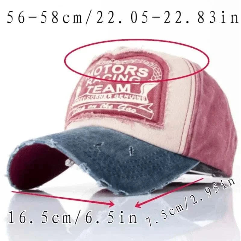 MensFashionStyleStore MOTORS RACING TEAM BASEBALL CAP