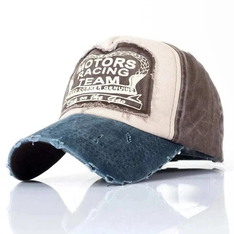 MensFashionStyleStore Coffee MOTORS RACING TEAM BASEBALL CAP