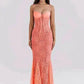 Informal Dresses- Mozision Floral Lace Sexy Maxi Dress For Women.