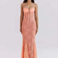 Informal Dresses- Mozision Floral Lace Sexy Maxi Dress For Women.