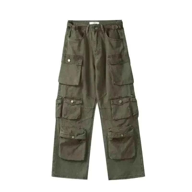 MULTI POCKET CARGO PANTS.