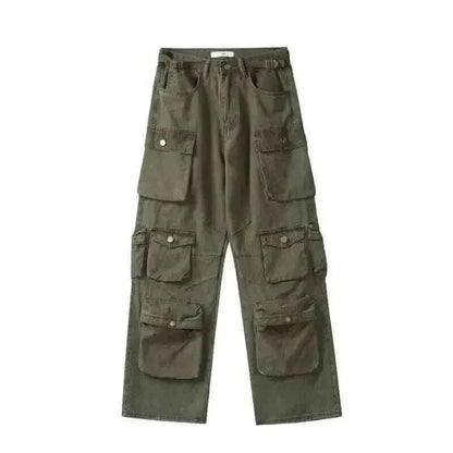MULTI POCKET CARGO PANTS.