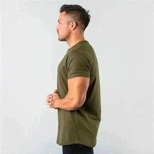 summer t-shirt for men-New Fashion Plain Tops.