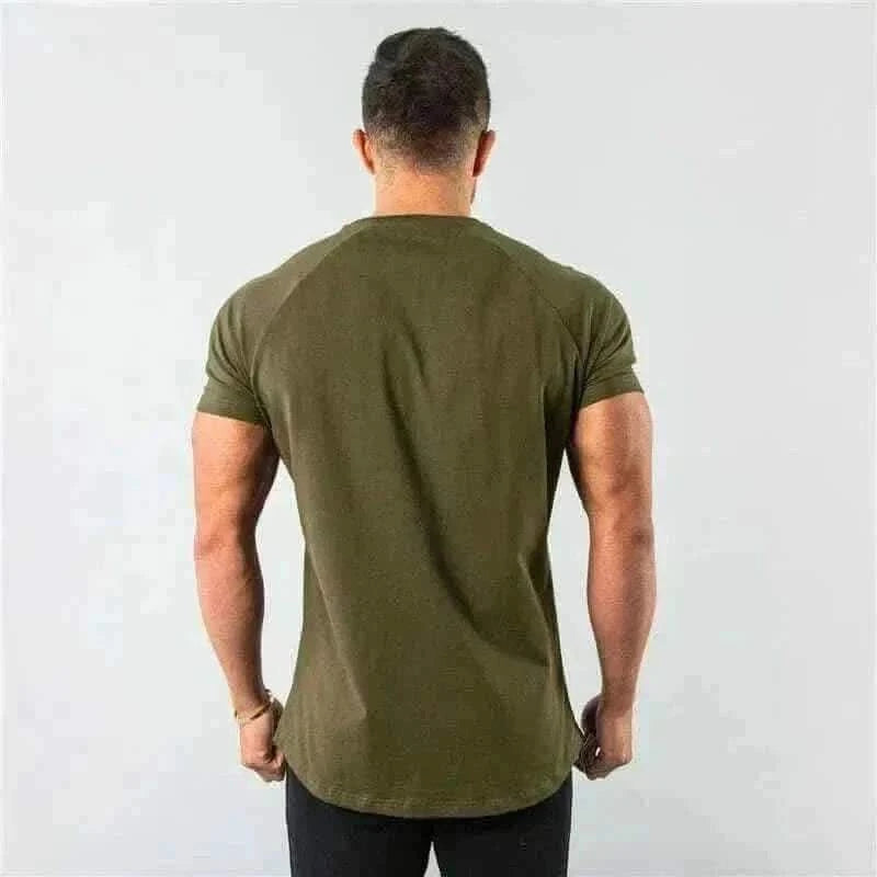summer t-shirt for men-New Fashion Plain Tops.