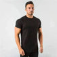 summer t-shirt for men-New Fashion Plain Tops.