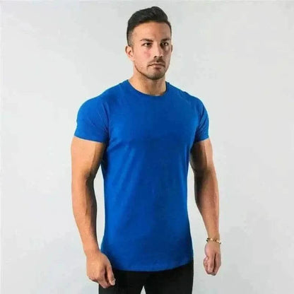 summer t-shirt for men-New Fashion Plain Tops.