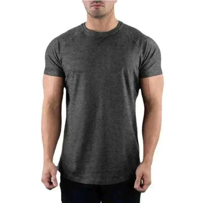 summer t-shirt for men-New Fashion Plain Tops.