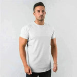 summer t-shirt for men-New Fashion Plain Tops.