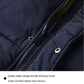 Buy Winter Jackets-New Men Winter Autumn  With Thick Warm Hooded Fur Collar Coat.