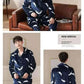 Men's Fashion Style Store Pajamas Sets for Men Winter Thick Warm