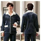 Men's Fashion Style Store Pajamas Sets for Men Winter Thick Warm