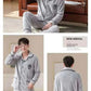 Men's Fashion Style Store Pajamas Sets for Men Winter Thick Warm