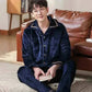 Pajamas Sets for Men Winter Thick Warm.