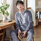 Pajamas Sets for Men Winter Thick Warm.