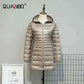  Men's Fashion Style Store Gray / 7XL Plus Size Down Jacket 2024 New Arrivals Women Hooded Ultra Light Down Jacket Korean Slim Fit Female Puffer Down Coats