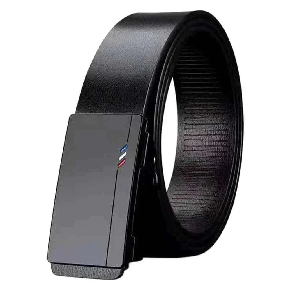 PU LEATHER AUTOMATIC BELT BUCKLE.