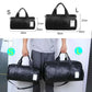 MensFashionStyleStore PU LEATHER GYM BAG