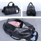 MensFashionStyleStore PU LEATHER GYM BAG